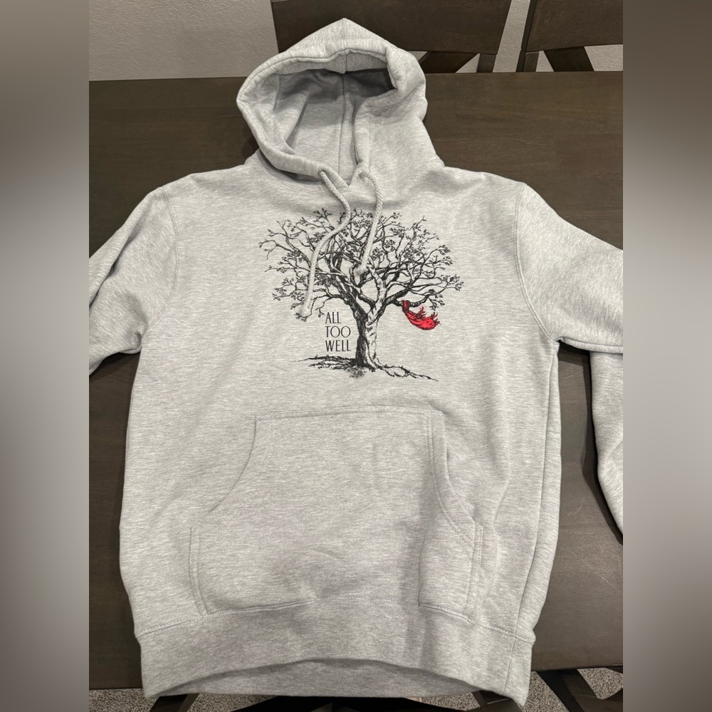 Taylor Swift Red (Taylor’s Verison) - All Too Well Gray Hoodie - size medium